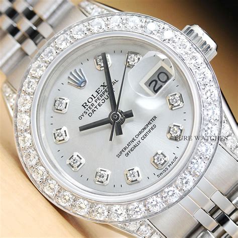 certified never worn rolex womens w diamond bezel|rolex lady datejust watch review.